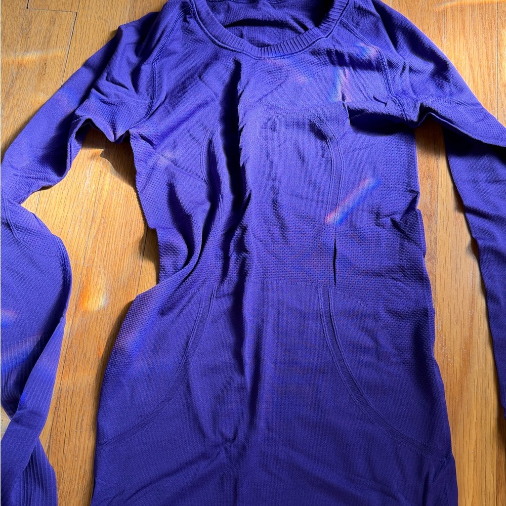lululemon athletica Purple Long Sleeve Top